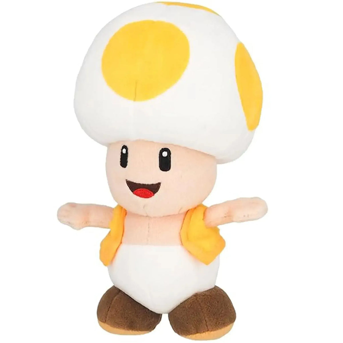 Super Mario - Yellow Toad Plush (8") - Little Buddy - All Star Collection