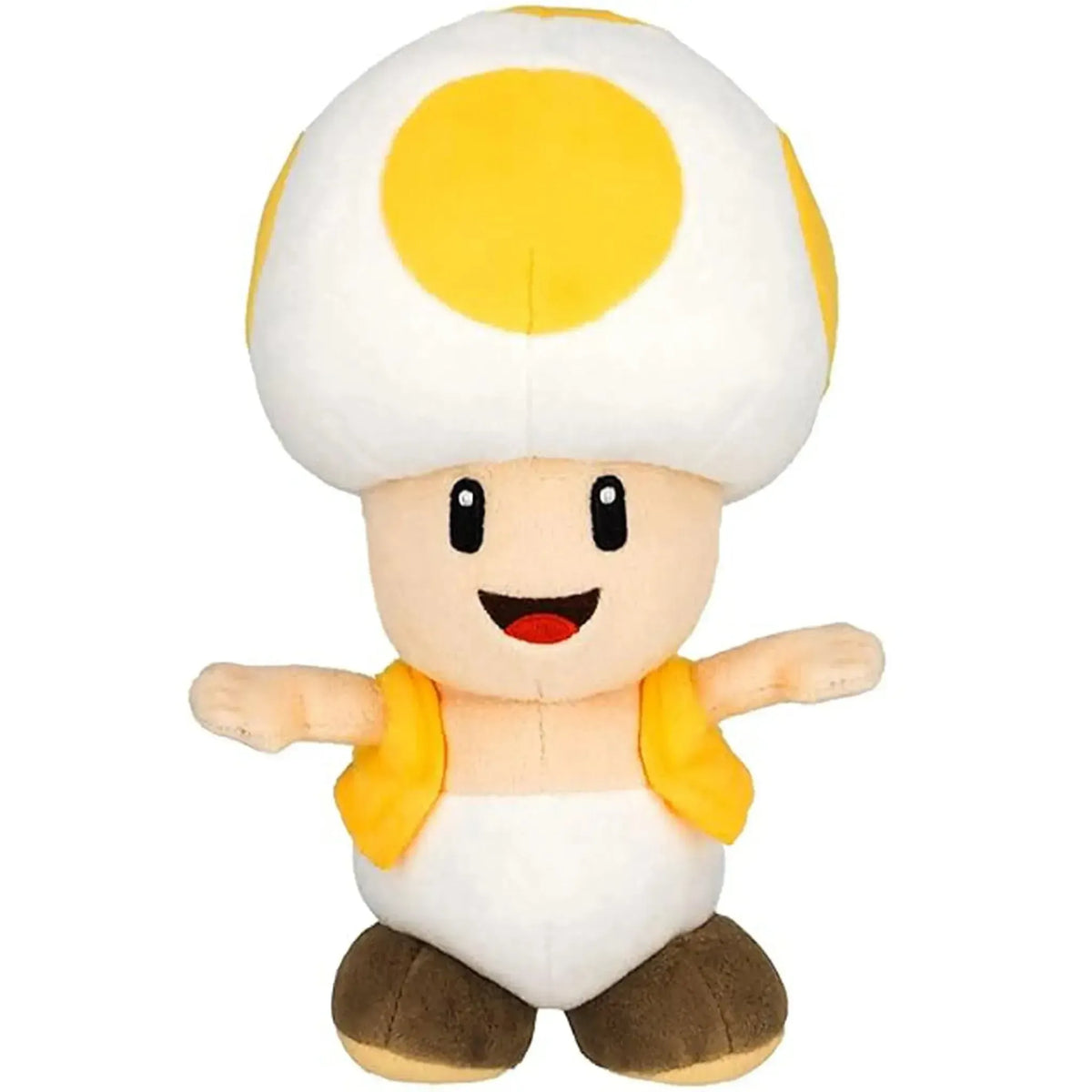 Super Mario - Yellow Toad Plush (8") - Little Buddy - All Star Collection