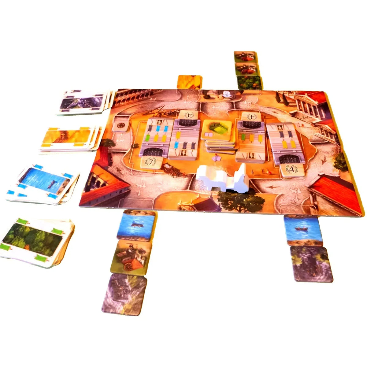 The Architects of the Colosseum - Worker Placement Civilization Board Game for Family, and Adults (2-4 Players, Ages 14+) - Tasty Minstrel Games