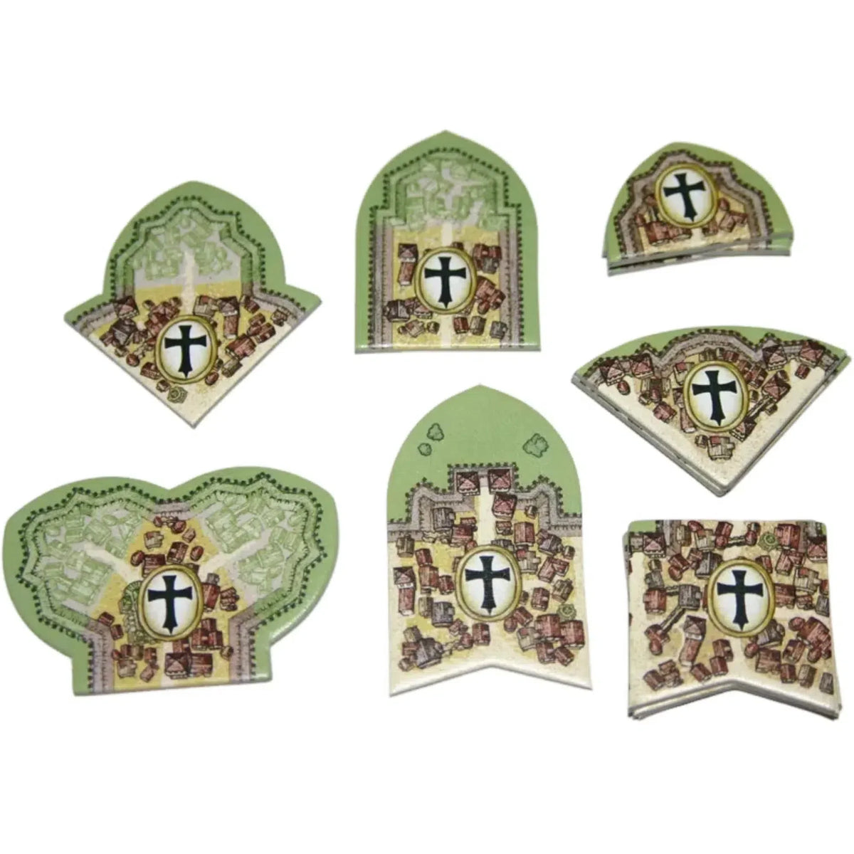 Vlaanderen 1302 - Tile Placement Civilization Board Game for Family, and Adults (2-4 Players, Ages 10+) - Queen Games
